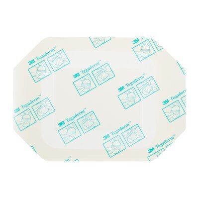 3M Tegaderm Pad Cerotto Impermeabile 9x10 cm - 5 Pezzi - Medicazione Sterile con Tampone Assorbente