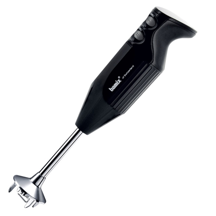 Bamix ONE Frullatore ad Immersione 160 W Nero con Lama Multiuso in Acciaio Inox e 2 Velocità