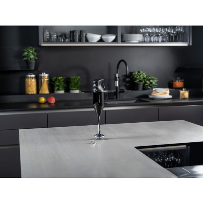 Bamix ONE Frullatore ad Immersione 160 W Nero con Lama Multiuso in Acciaio Inox e 2 Velocità