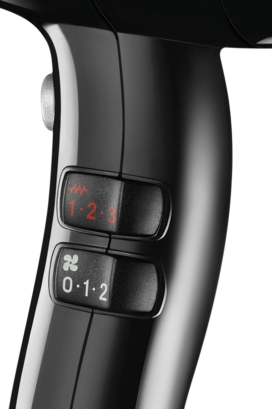 Valera Swiss Silent Jet 7500 Asciugacapelli Professionale 2000 W Nero con Tecnologia Ionica e Rotocord