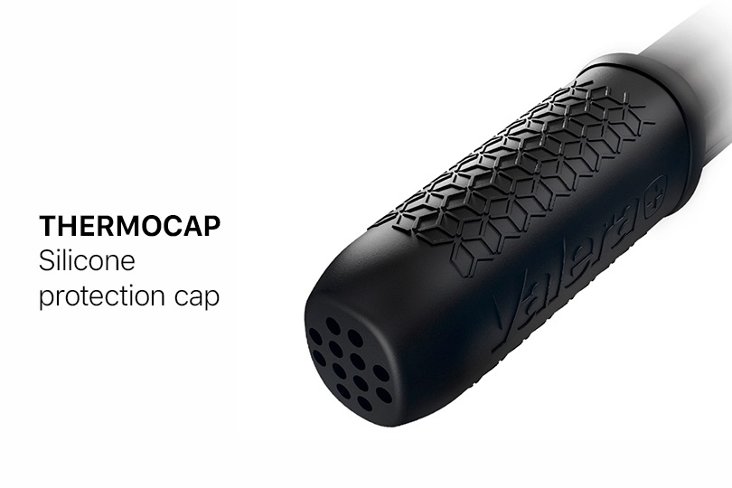 Valera VAL000092443 Piastra Texturizzante Professionale in Tormalina Ceramica, Caldo, Nero, 230°C, Cavo 3 m