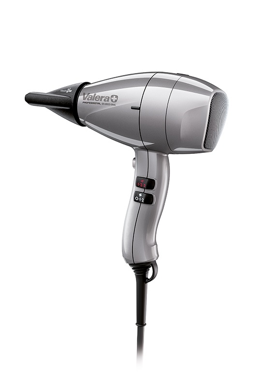 Valera Swiss Nano 9600 RC Asciugacapelli Professionale 2100 W Grigio con Ionizzazione e 6 Livelli di Temperatura
