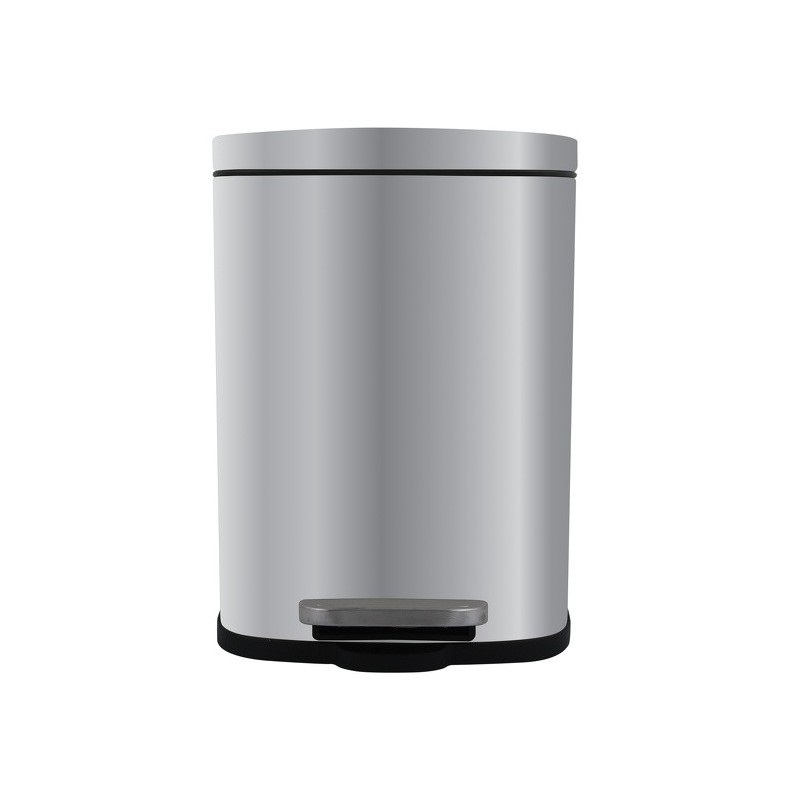 Spirella Cestino per Rifiuti Rettangolare in Acciaio Inossidabile 12L con Chiusura Ammortizzata - Design Moderno per Bagno e Cucina