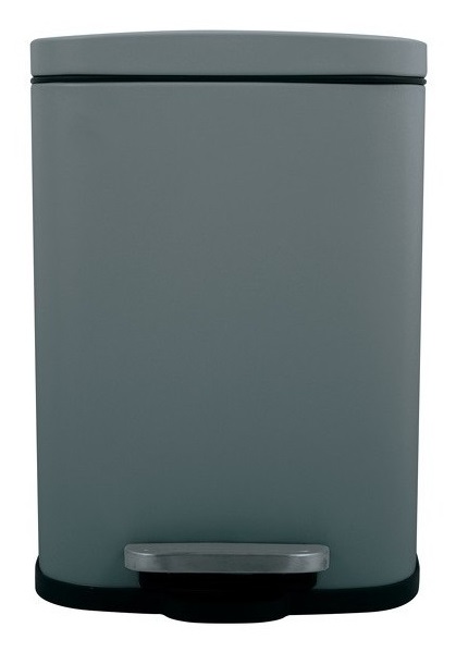 Spirella Cestino da Cucina a Pedale AKIRA 30L - Acciaio Robusto, Chiusura Lenta e Silenziosa, Grigio Opaco