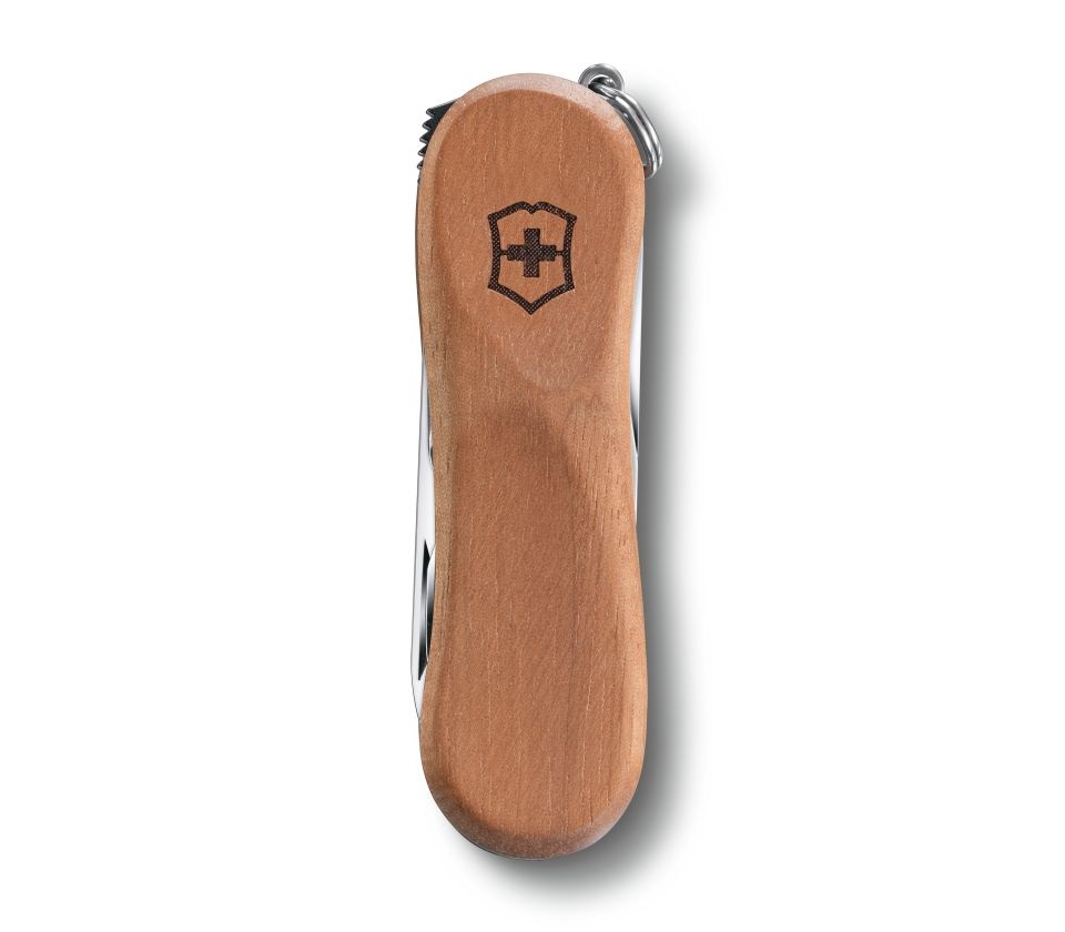 Victorinox Nail Clip Wood 580 - Coltello Multiuso in Legno di Noce con 6 Funzioni