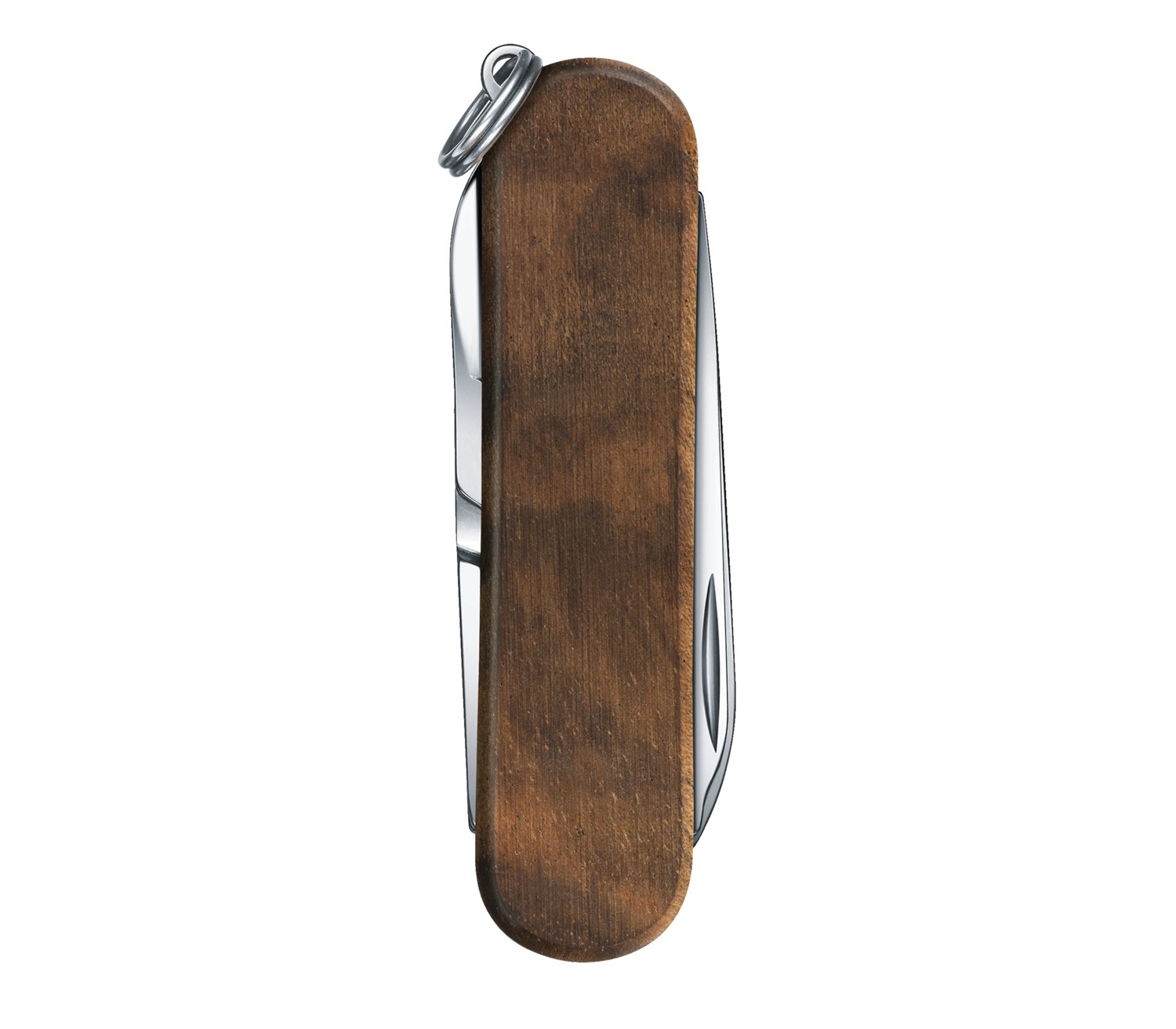 Victorinox Classic SD Coltello da Tasca in Legno di Noce - Multiuso con 7 Funzioni