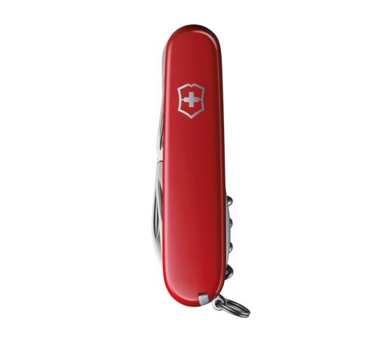 Victorinox Spartan Coltellino Svizzero Multiuso Rosso - 12 Funzioni, Lama Grande, Cavatappi
