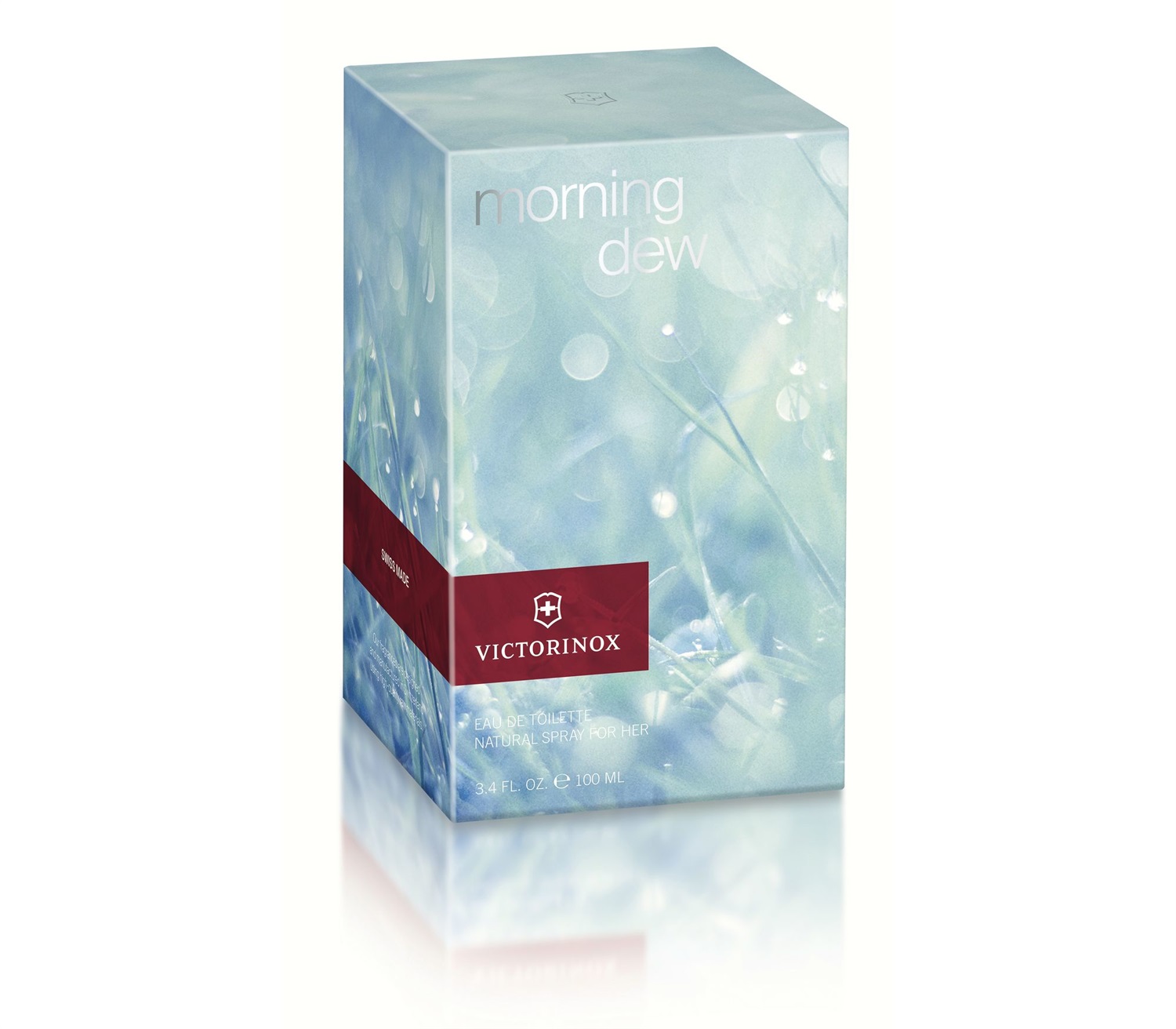 Victorinox Swiss Army Morning Dew Eau de Toilette 100 ml Donna - Fragranza Floral Woody Musk con note di citrus, acqua, pepe rosa, muschio e ambra