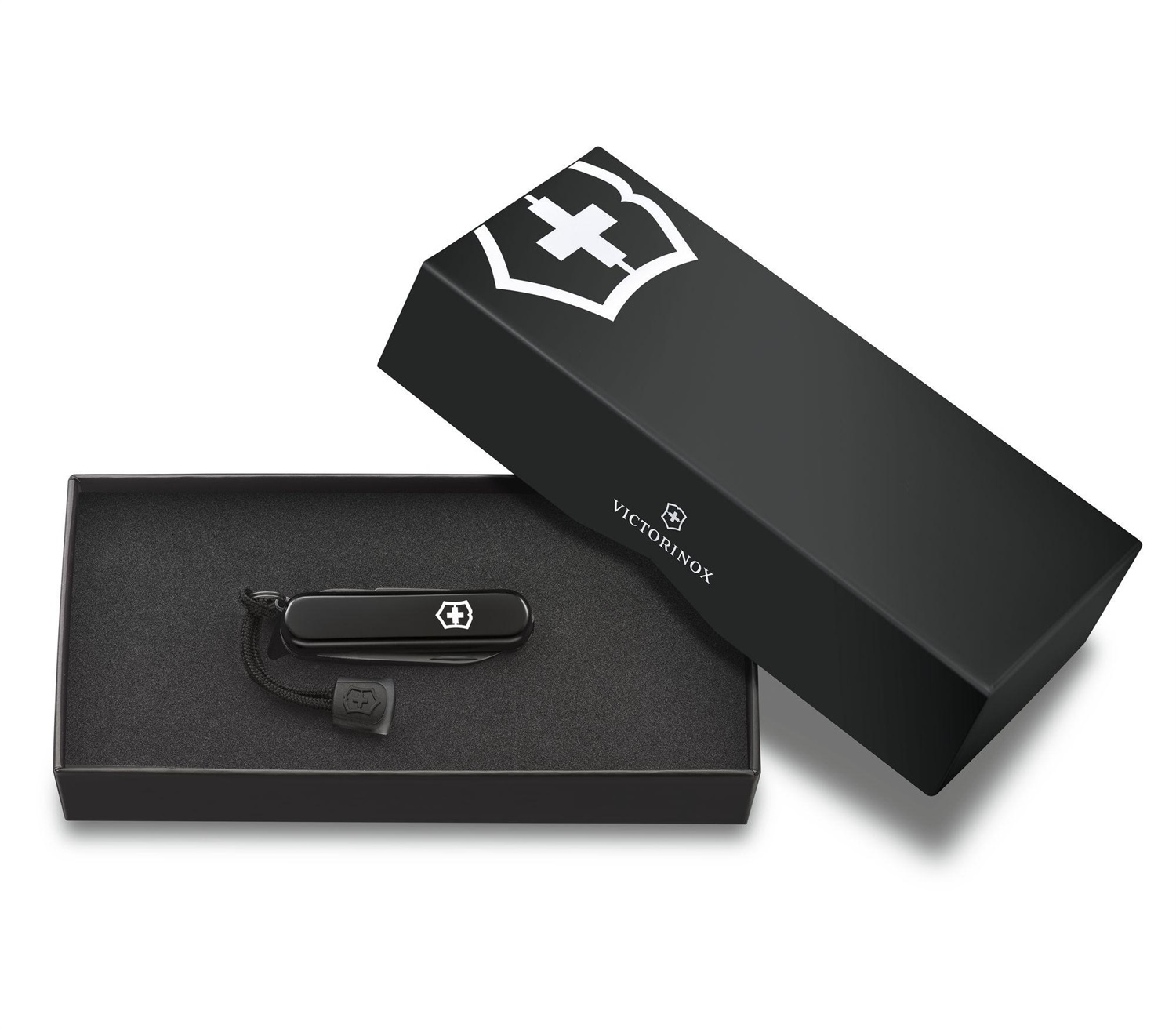 Victorinox Signature Lite Onyx Black - Coltellino Svizzero Multiuso Nero con 9 Funzioni e Righello