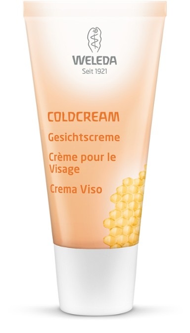 Weleda Coldcream Crema Viso 30 ml - Trattamento Idratante per Pelli Secche e Disidratate con Oli Vegetali e Cera d'Api
