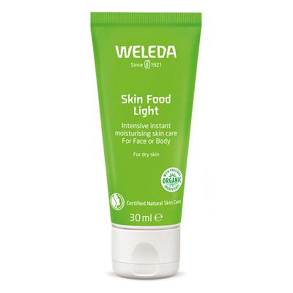 Weleda Skin Food Light Crema Idratante Leggera 30 ml per Viso e Corpo - Ideale per Pelli Secche
