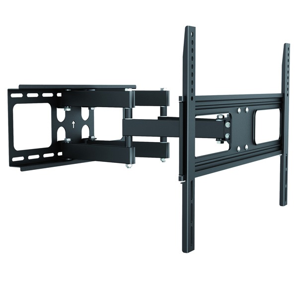 VALUE Supporto TV a parete articolato 17.99.1205, per schermi da 37 a 70 pollici (94 cm - 177,8 cm), fino a 50 kg, Nero
