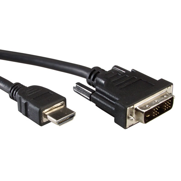 VALUE Cavo DVI-D 18 1 e HDMI Maschio 1m - Cavo Monitor Schermato