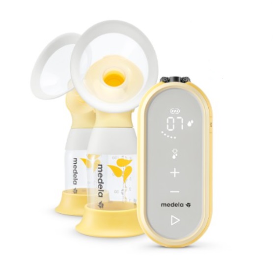 Medela Tiralatte Elettrico Doppio Freestyle Flex - Leggero, Compatto e Ricaricabile tramite USB