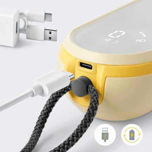 Medela Tiralatte Elettrico Doppio Freestyle Flex - Leggero, Compatto e Ricaricabile tramite USB