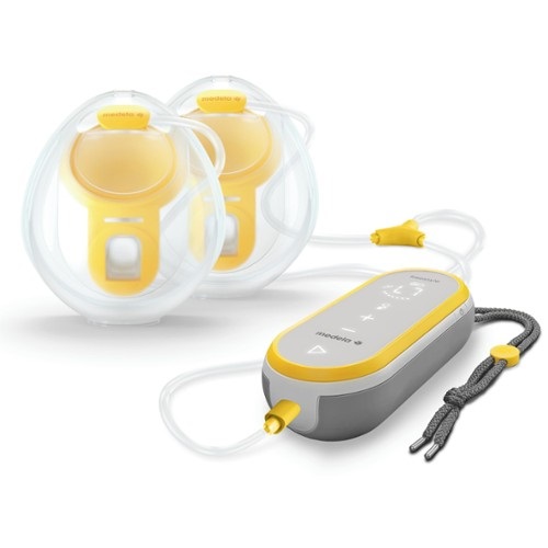 Medela Freestyle Hands-Free Tiralatte Elettrico Doppio Indossabile - Portatile, Ricaricabile e Compatibile con App