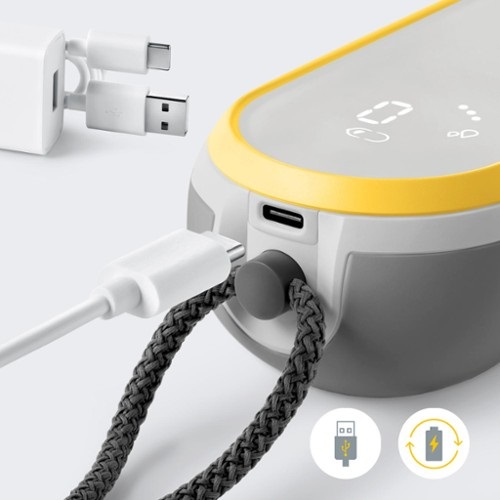 Medela Freestyle Hands-Free Tiralatte Elettrico Doppio Indossabile - Portatile, Ricaricabile e Compatibile con App