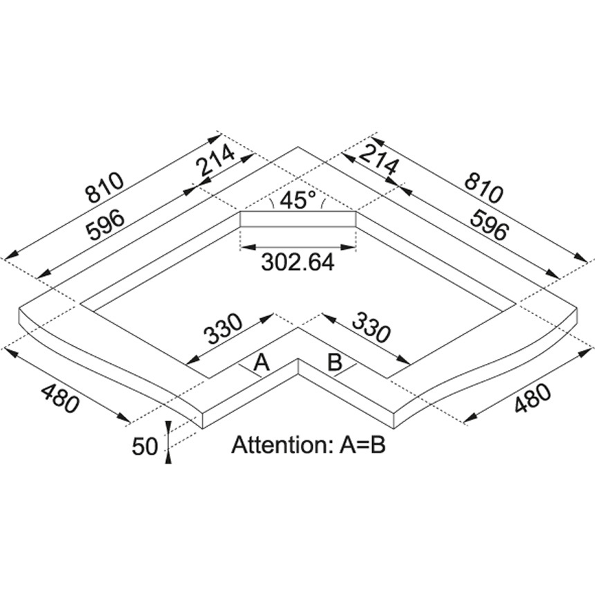 Franke FHNE COR 4 3G TC XS C - Piano Cottura a Gas da Incasso 4 Fuochi con Bruciatore Tripla Corona, Acciaio Inox Satinato, Dimensioni 83 x 83 cm
