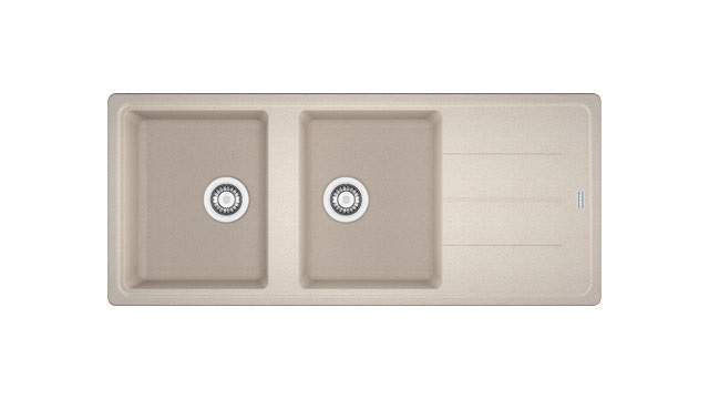 Franke Boston BFG 621 - Lavello in Fragranite Sahara, 2 Vasche Reversibili, 116 x 50 cm