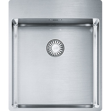 Franke BXX 210-40 TL Lavello ad incasso Rettangolare in Acciaio Inox Satinato 1 Vasca 43x51 cm