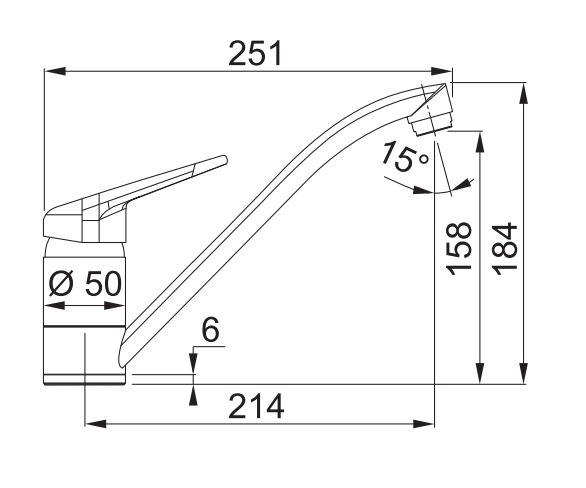 Franke Novara Plus Miscelatore Monocomando Bianco con Canna Girevole 360° e Flessibili Inox