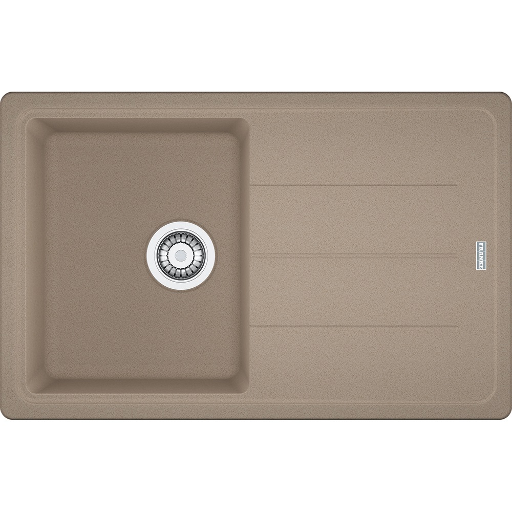 Franke BFG 611-78 Lavello da Incasso 1 Vasca 78x50 cm con Gocciolatoio Reversibile in Fragranite Oyster