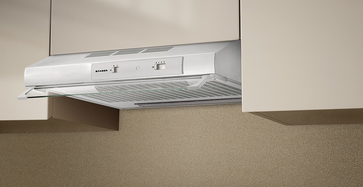 Faber Cappa da Incasso Sottopensile TCH04 WH19A 741 Bianco 90 cm 295 m³/h 3 Velocità Filtro Sintetico Classe E