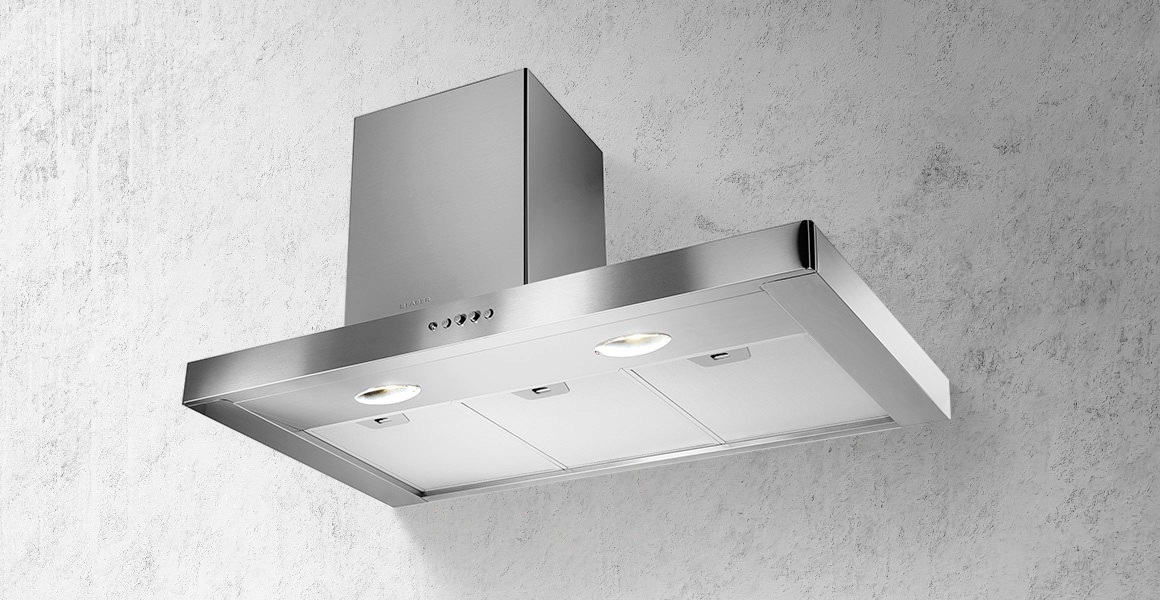 Faber STILO SRM SX/SP A90 Cappa Aspirante a Parete 90 cm Acciaio Inox 435 m³/h Camino a Sinistra