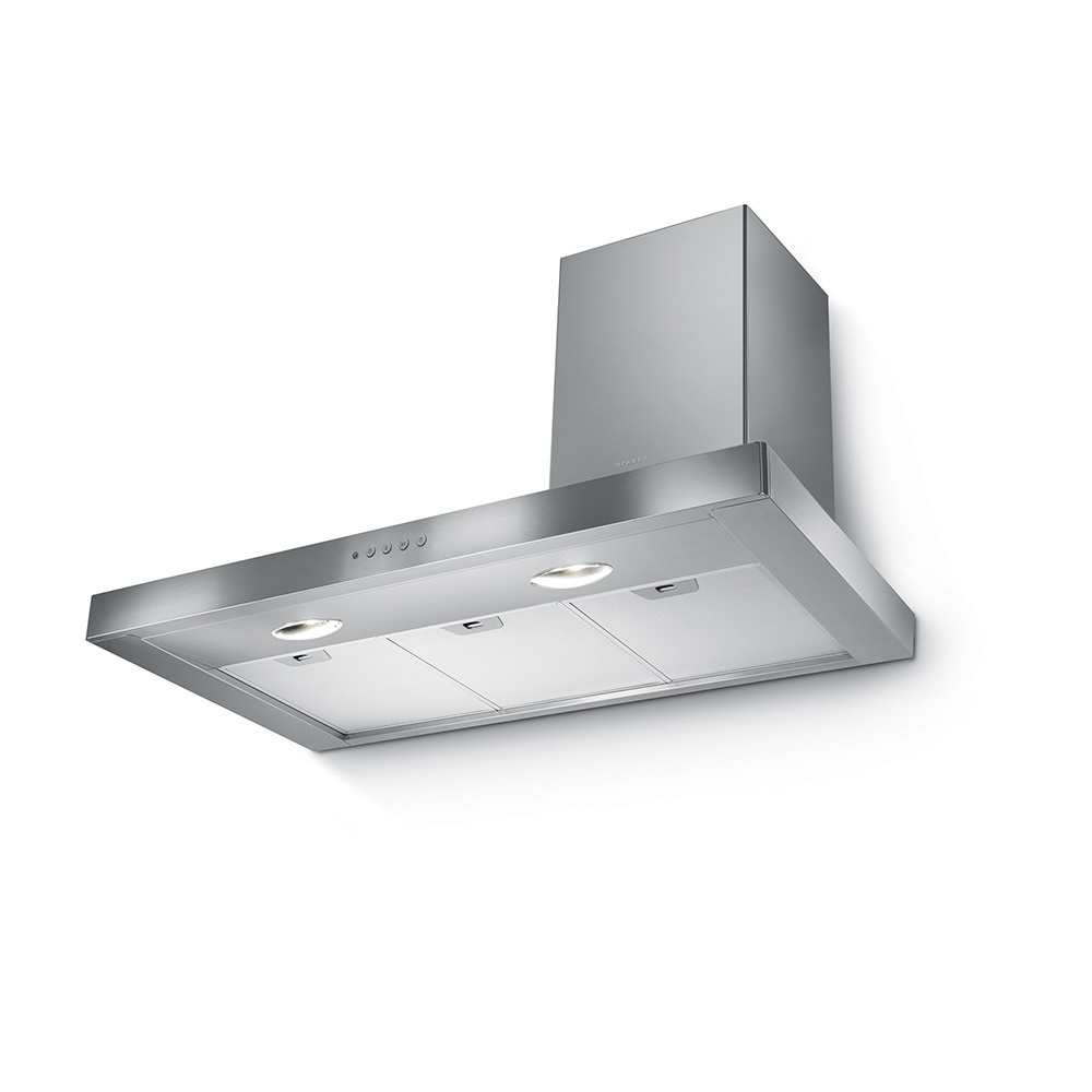 Faber Cappa Aspirante a Parete STILO SRM DX/SP A90 90 cm Acciaio Inox 435 m³/h con Camino a Destra