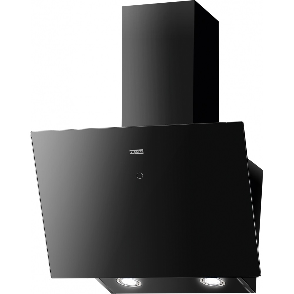 Franke Cappa a Parete FVT 605 BK A 60 cm Cristallo Nero, Potenza 200 W, Portata Max 580 m³/h, Classe Energetica A