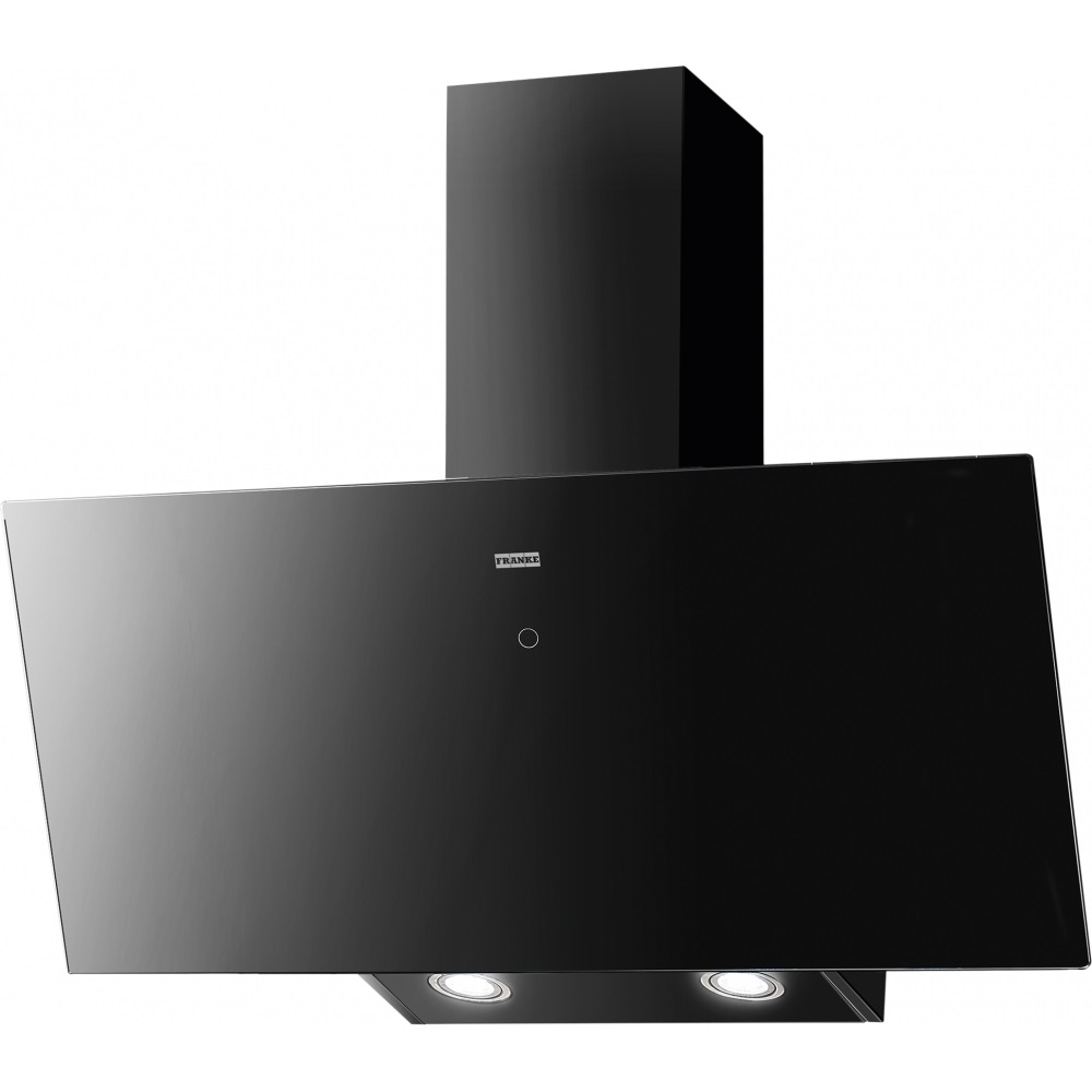 Franke FVT 905 BK A Cappa a Parete 90 cm Cristallo Nero Aspirante 580 m³/h Classe A