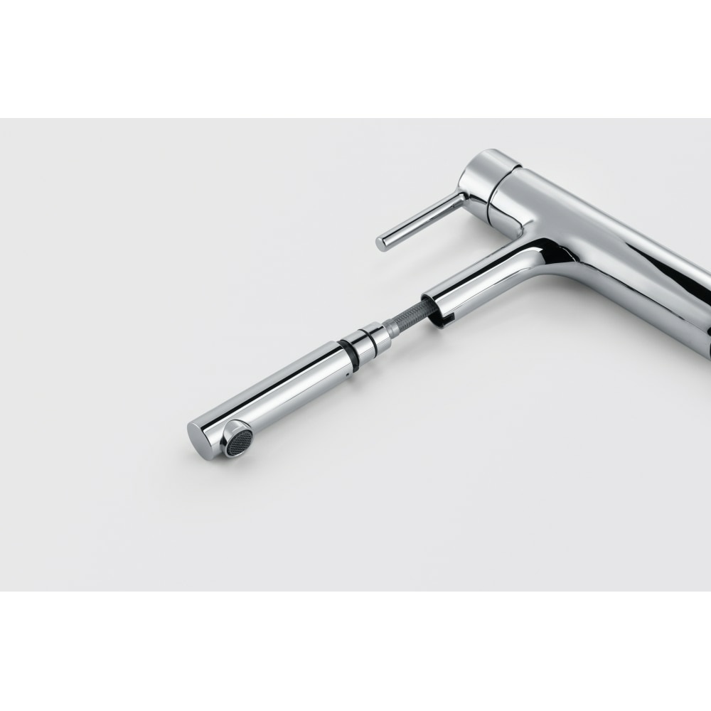 Franke Miscelatore da Incasso Monocomando Centro Doccia Cromo con Doccetta Estraibile e Rotazione Canna di 120°