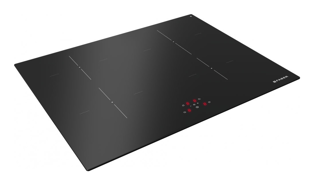Faber FBH 64 BK FFI Piano Cottura a Induzione 60 cm Vetro Nero 4 Zone