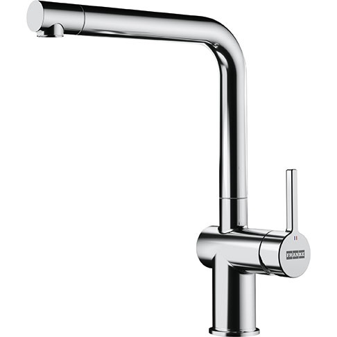 Franke Active Plus 115.0653.298 Miscelatore da Incasso Monocomando Cucina Canna Girevole Cromo con Risparmio Idrico