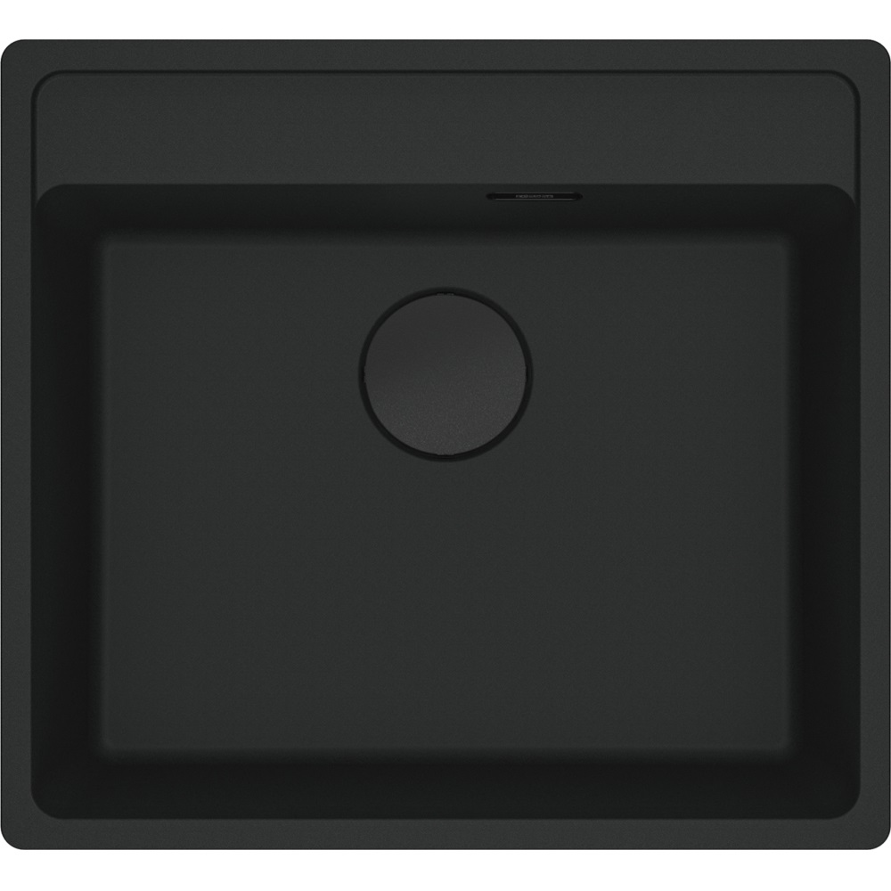 Franke MRG 610-52 TL Lavello da Incasso in Fragranite Nero Opaco, 1 Vasca, 56 x 51 cm