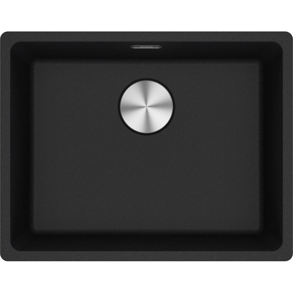Franke MARIS MRG 610-52 Lavello da Incasso in Fragranite Nero 56x44 cm con 1 Vasca e Accessori Inclusi