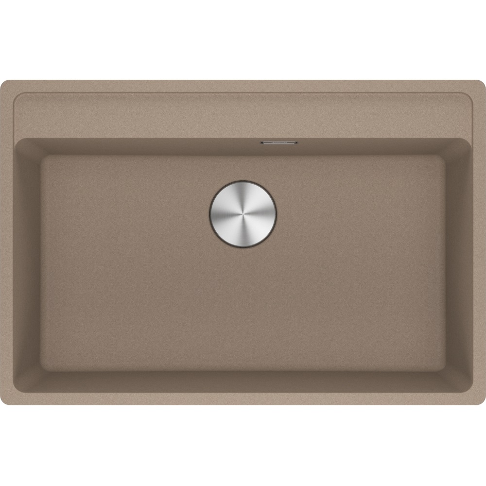 Franke MRG 610-72 TL Lavello montato su piano Rettangolare in Fragranito Oyster, 1 vasca, dimensioni 76 x 51 cm