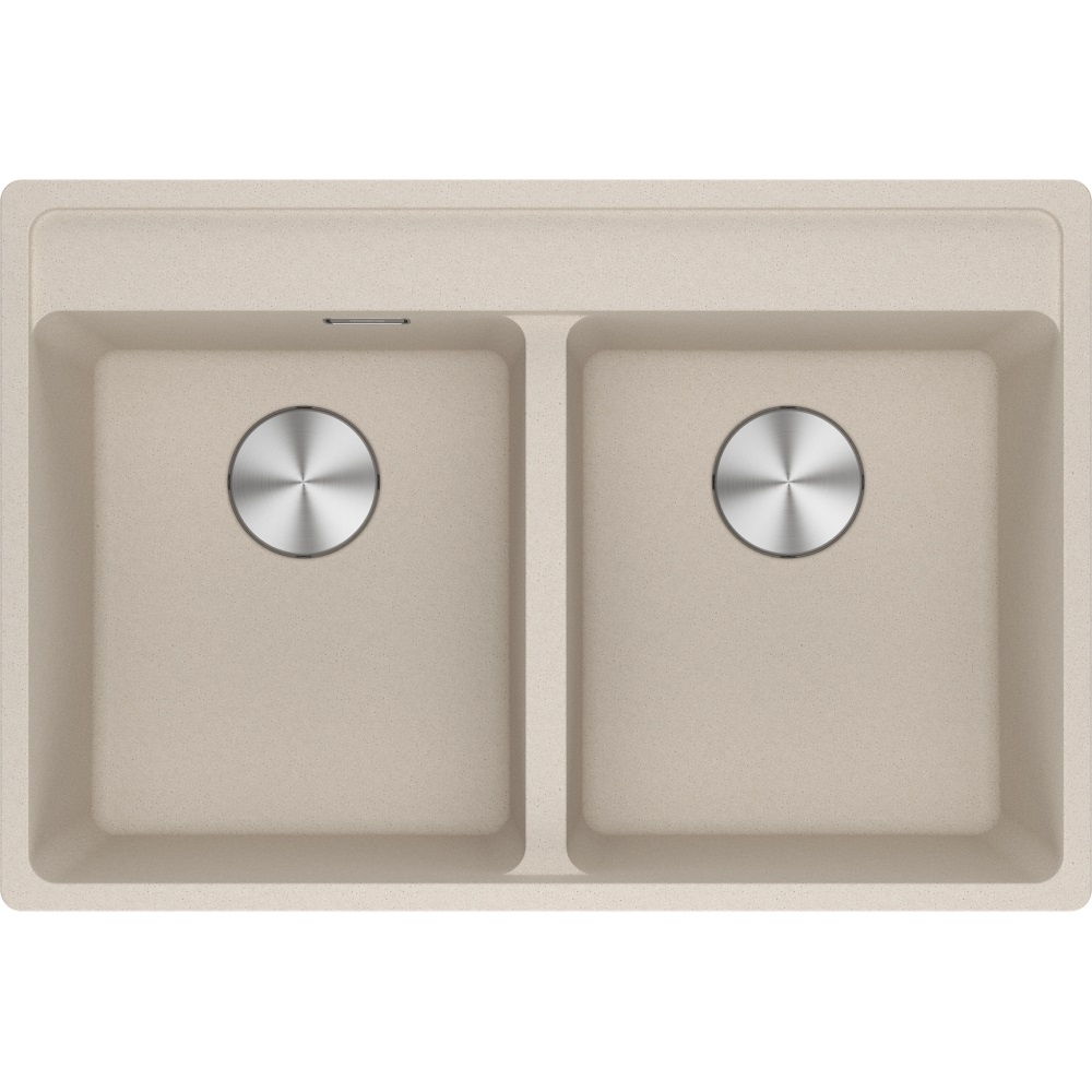 Franke MRG 620-35-35 TL Lavello ad Incasso in Fragranito Sahara con 2 Vasche 76 x 51 cm