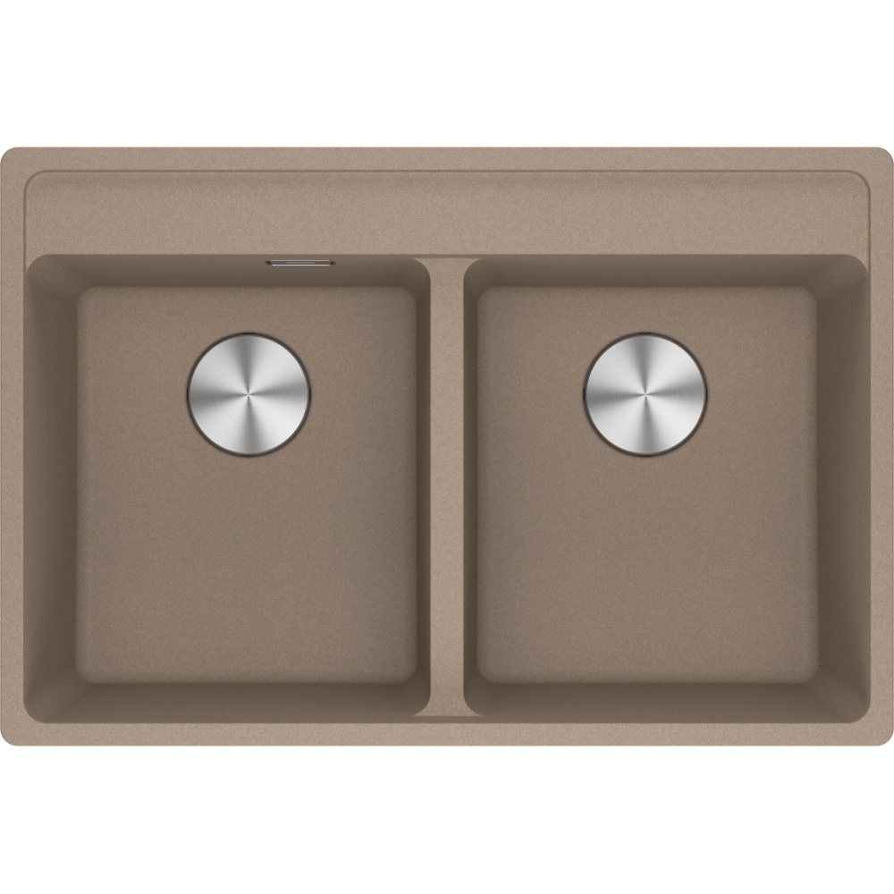 Franke MRG 620-35-35 TL Lavello ad Incasso Fragranite 2 Vasche 76 x 51 cm Finitura Oyster