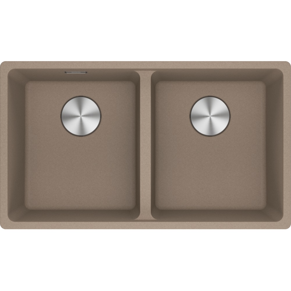 Franke MRG 620-35-35 Lavello da Incasso Rettangolare in Fragranite Oyster con 2 Vasche 76 x 44 cm