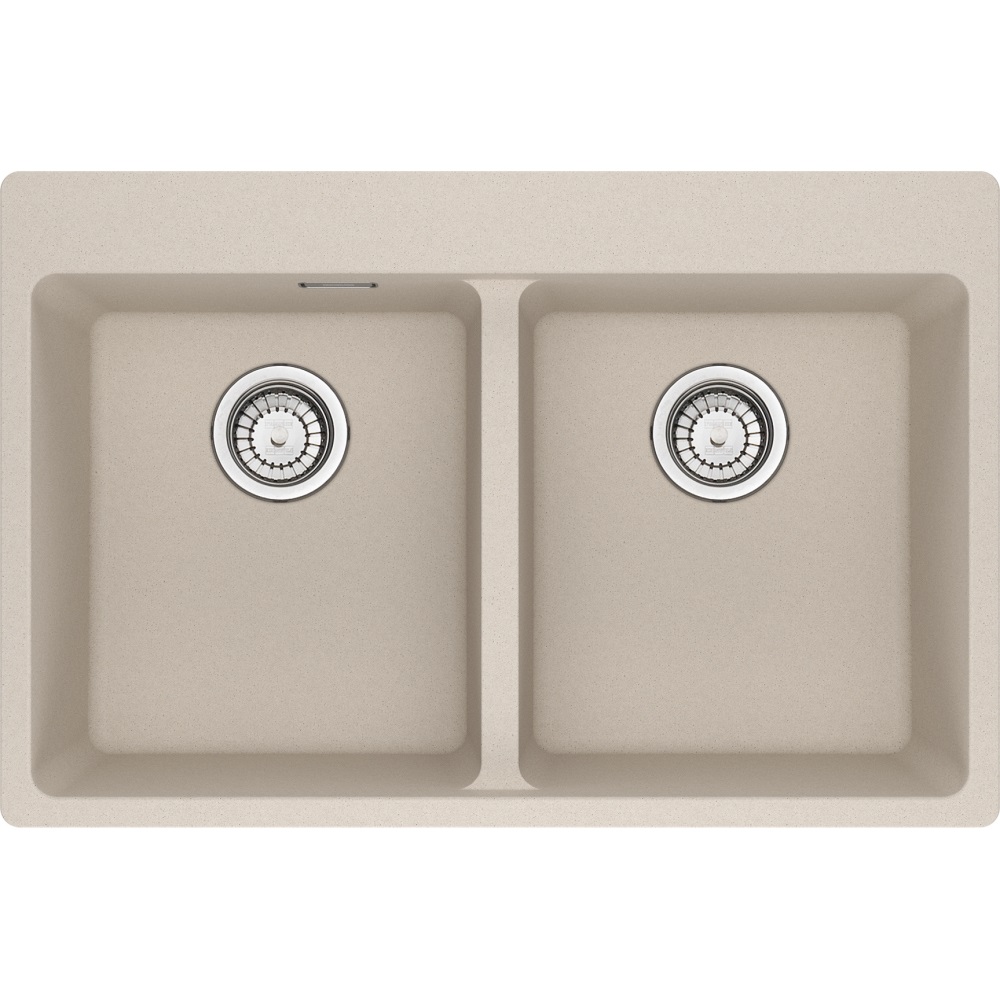 Franke MRG 620-34-34 FTL Lavello da Incasso in Fragranite Sahara con 2 Vasche 76 x 50 cm