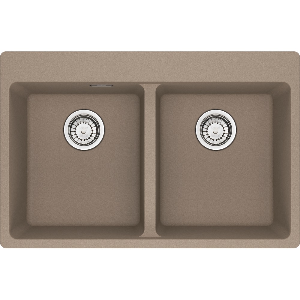 Franke MRG 620-34-34 FTL Lavello da Incasso 2 Vasche 76 x 50 cm Fragranite Oyster