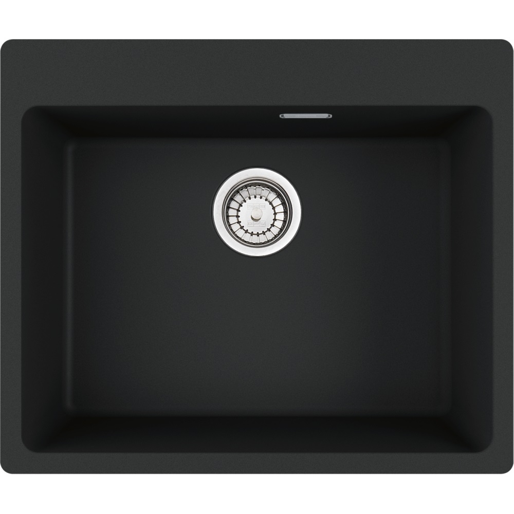Franke MRG 610-54 FTL Lavello 1 Vasca Sopratop 59 x 50 cm in Fragranite Black Matt