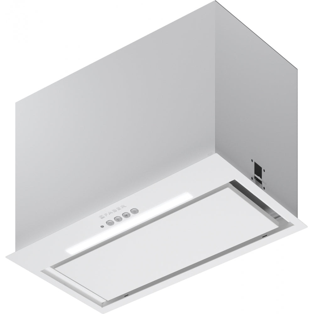 Faber Inka Lux Evo WH Matt A52 - Cappa ad incasso 52cm bianco opaco con estrazione 620 m³/h