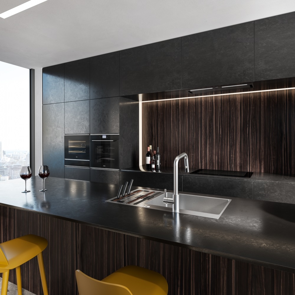 Franke FBFP BK MATT A86 Cappa da Incasso 86 cm Nero Opaco 610 m³/h Classe A