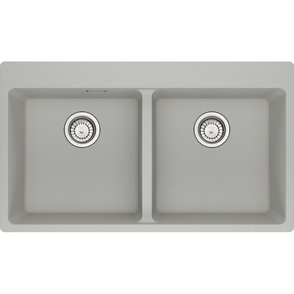 Franke Lavello da Incasso 2 Vasche 86 x 50 cm in Fragranite Alluminio - Modello MRG 620-39-39 FTL