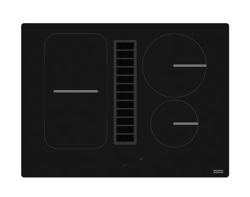Franke FSM 709 HI Piano Cottura a Induzione 70 cm Nero con Cappa Integrata, 4 Zone Cottura, Controllo Touch, Classe A