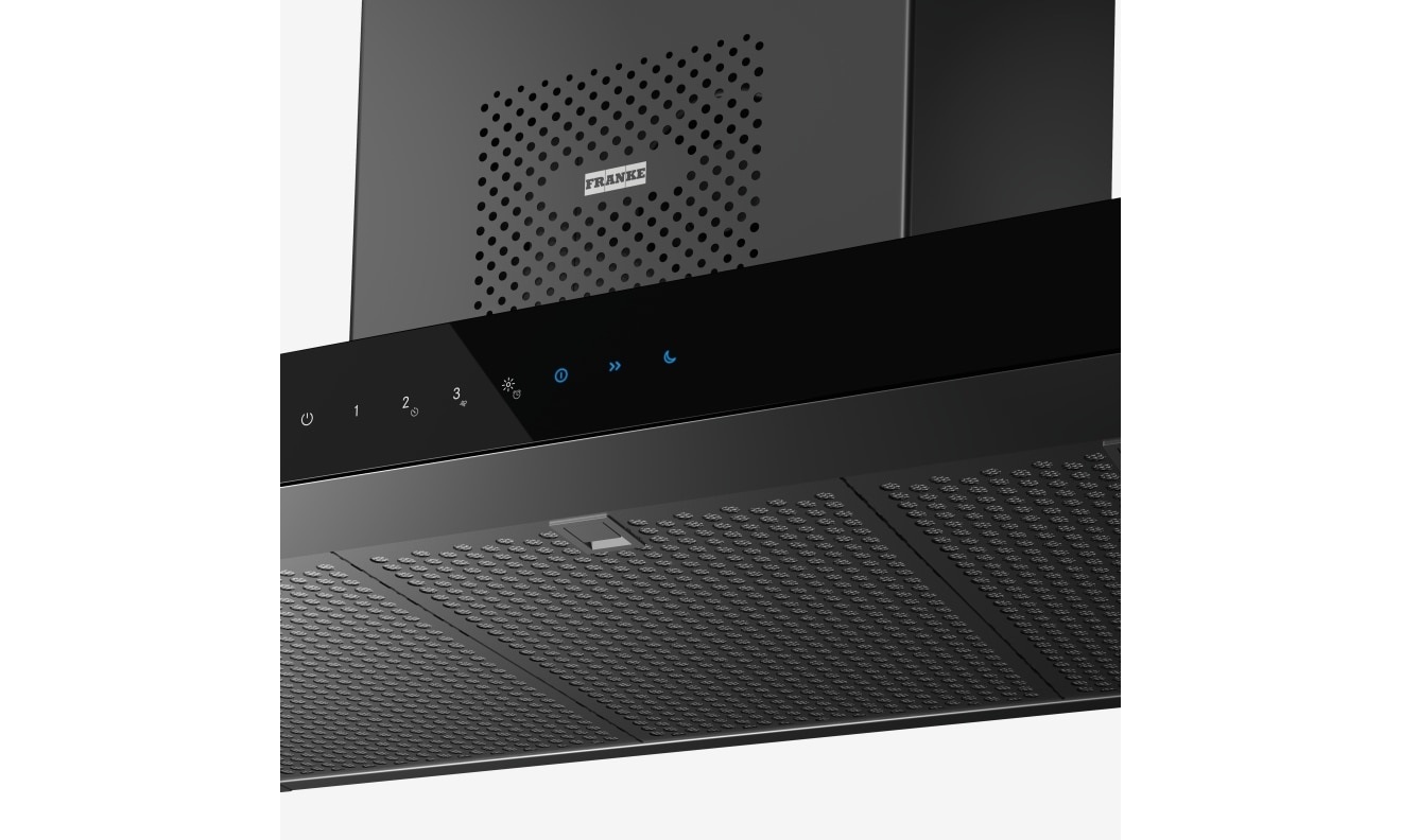 Franke FTMY AH BK MATT F90 Cappa aspirante a parete 90 cm Nero 580 m³/h Classe A