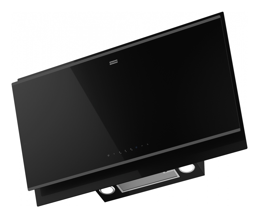 Franke FVMY AH BK F90 Cappa a parete 90 cm Cristallo Nero A 800 m³/h