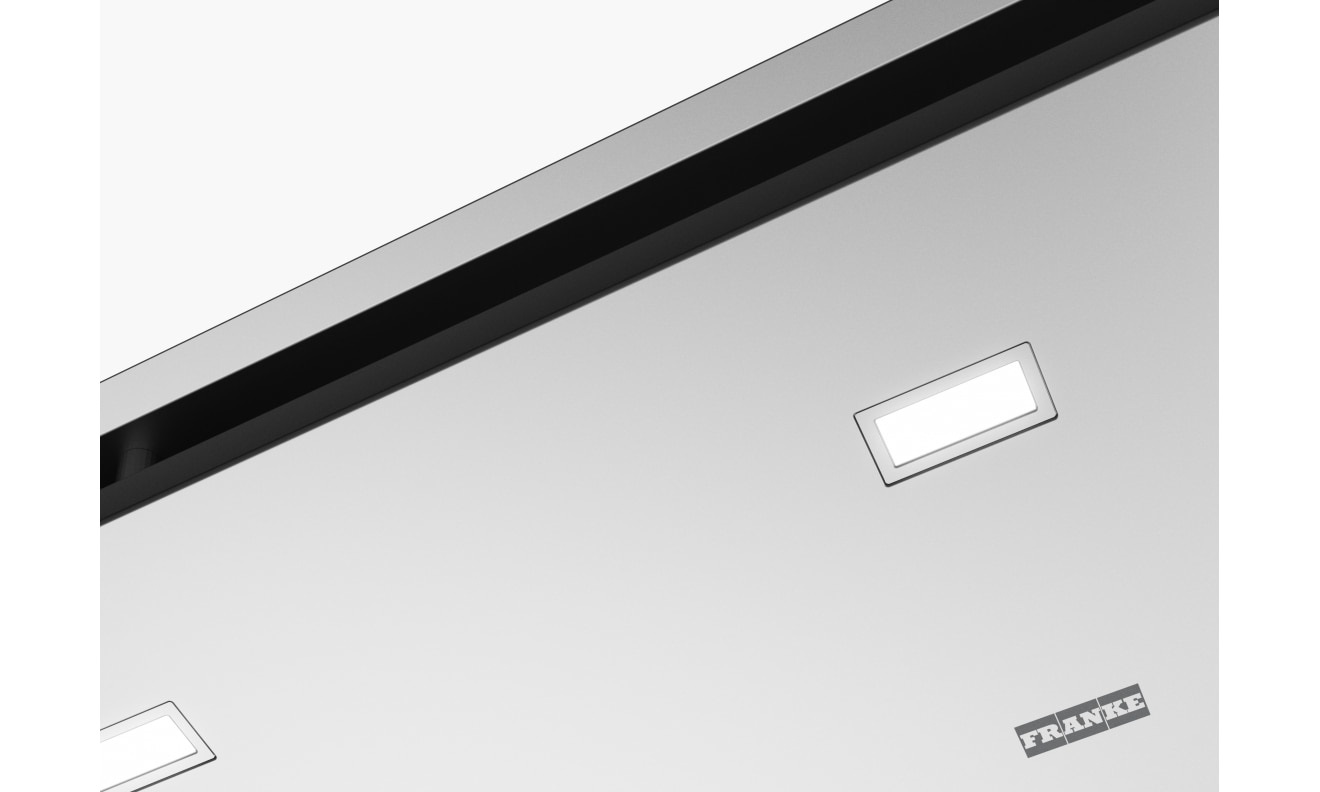 Franke FCMA 90 C XS A Cappa a soffitto 90 cm Inox satinato A Aspirante con Wi-Fi e Ventilazione continua